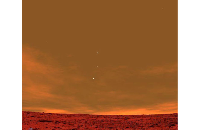 view from mars